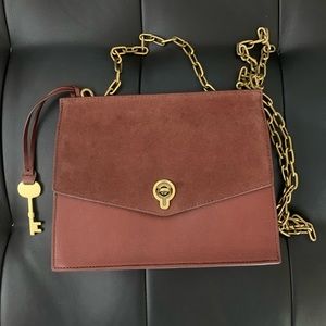 Fossil red purse